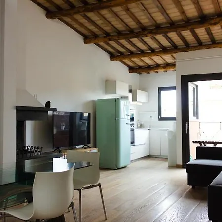 Lejlighed Stylish Penthouse With Terrace In Trastevere *
